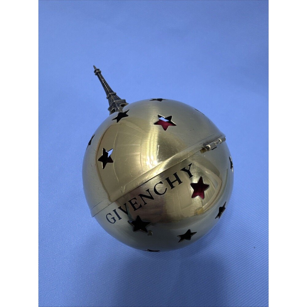 2000 GIVENCHY PARIS EIFFEL TOWER Christmas Ornament POTPOURRI Pot 4.5"Hx3.5"A